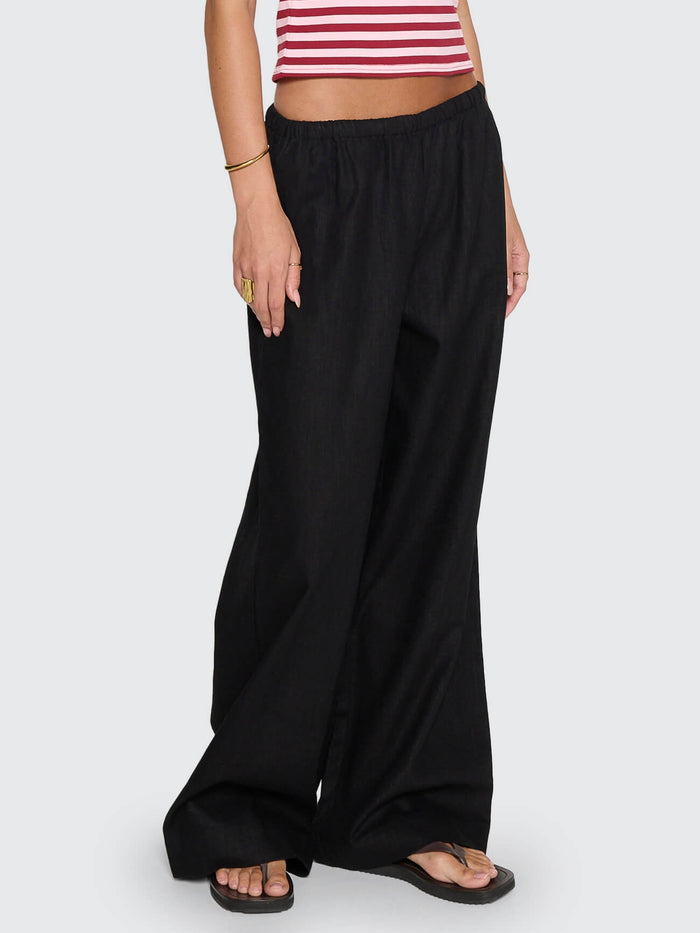 Lettie Elastic Pant - Black 4