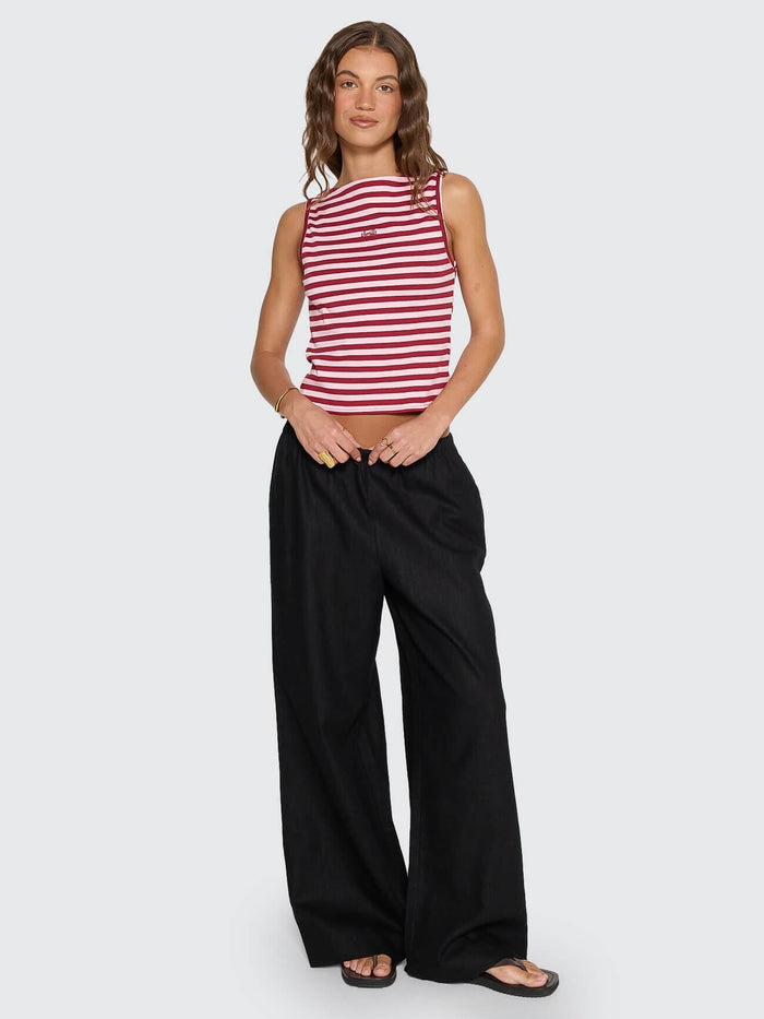 Lettie Elastic Pant - Black 4