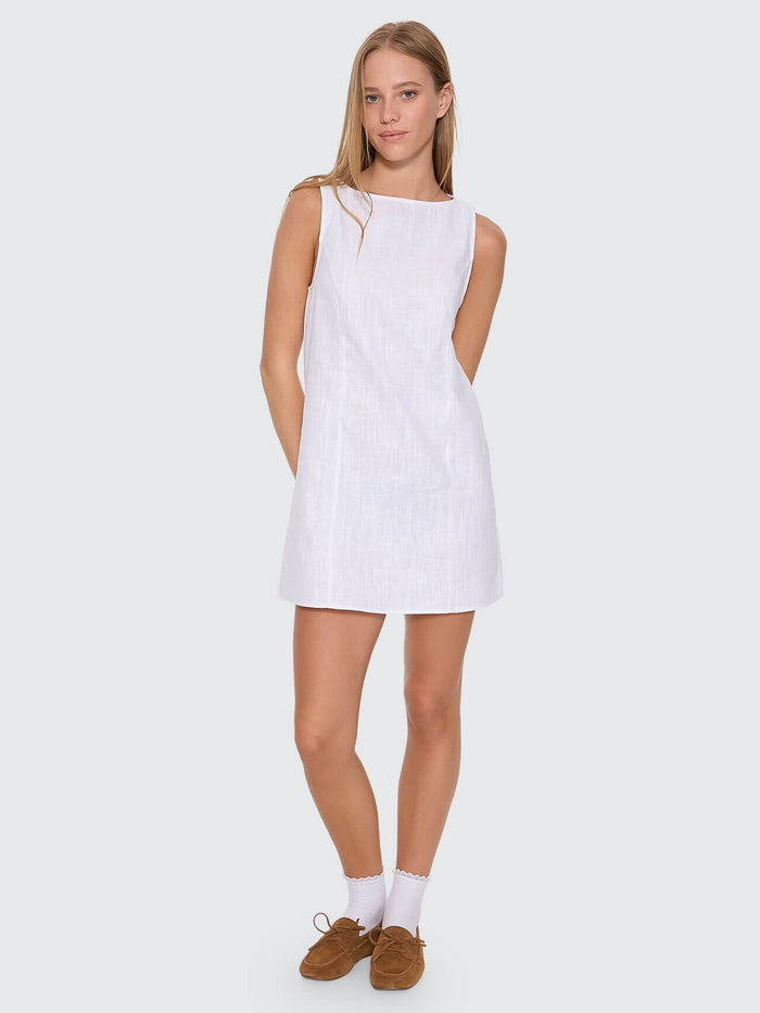 Knox Mini Dress - White 4