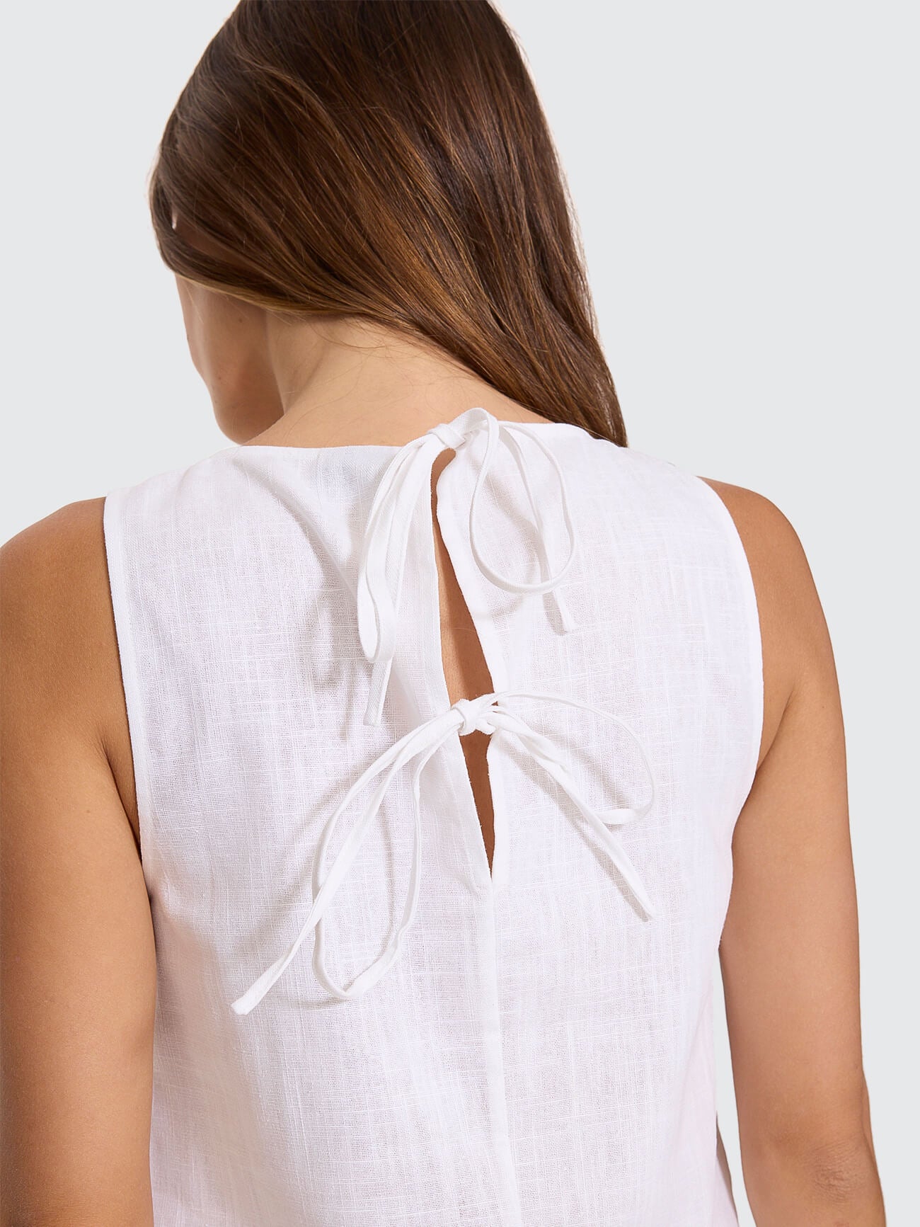 Knox Mini Dress - White 4