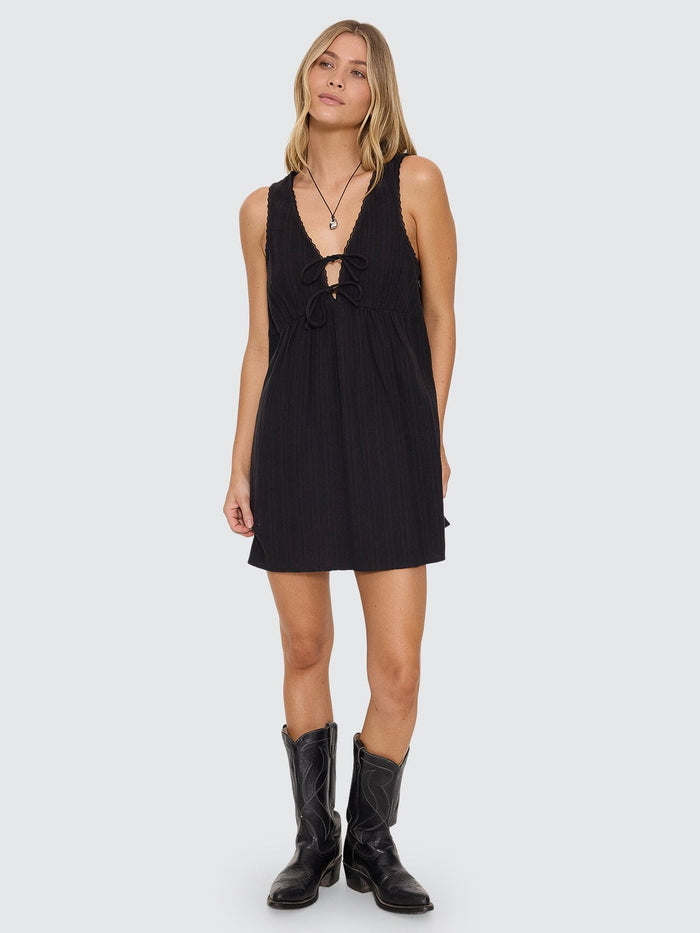 Unhinged Mini Dress - Black
