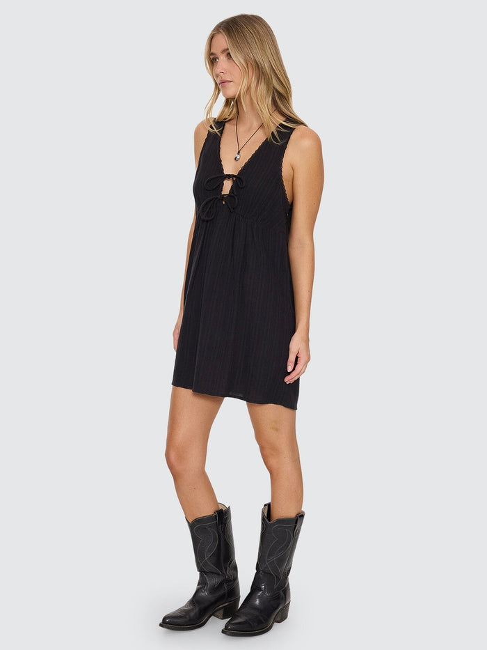 Unhinged Mini Dress - Black