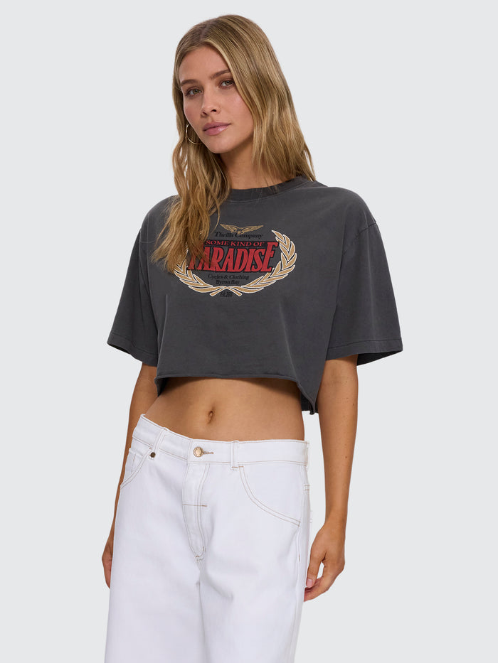 Never Mind The Rest Super Crop Tee - Merch Black 4