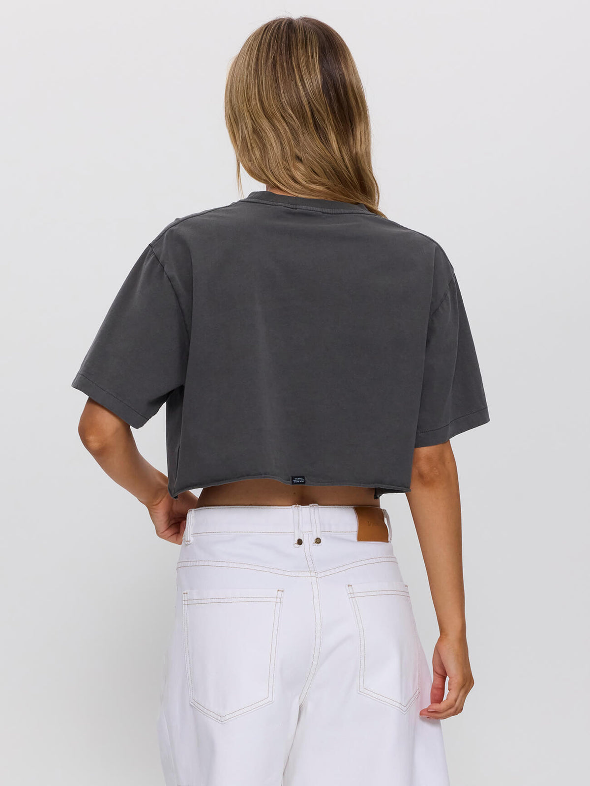 Never Mind The Rest Super Crop Tee - Merch Black 4