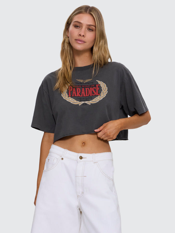 Never Mind The Rest Super Crop Tee - Merch Black 4