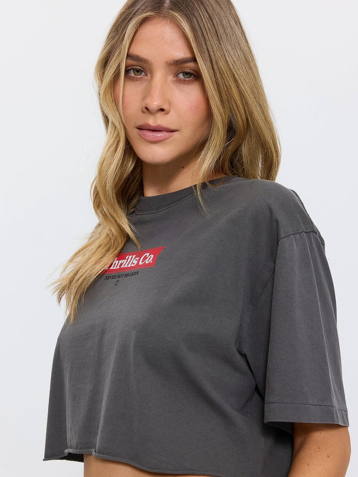 Brigade Super Crop Tee - Merch Black 4