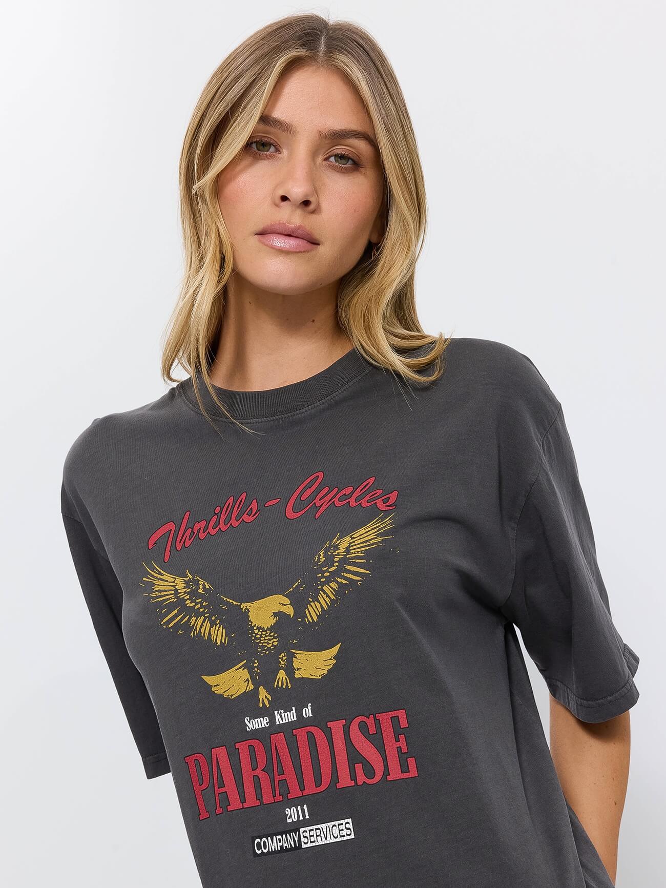 Get The Horns Square Tee - Merch Black 4