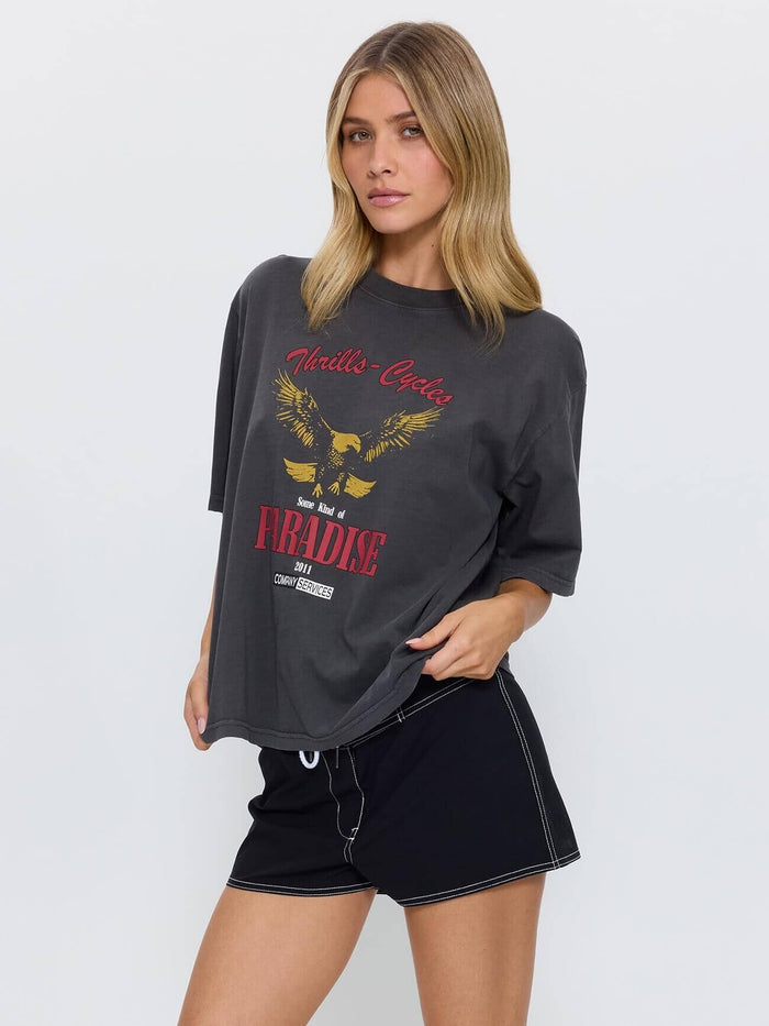 Get The Horns Square Tee - Merch Black 4