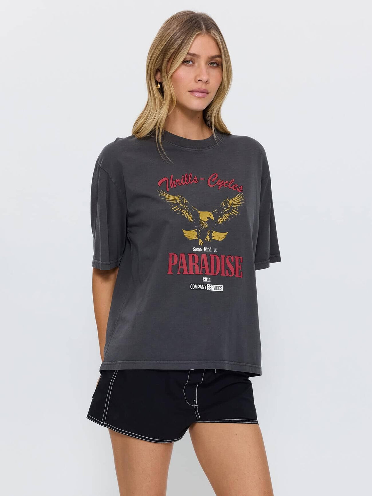 Get The Horns Square Tee - Merch Black 4
