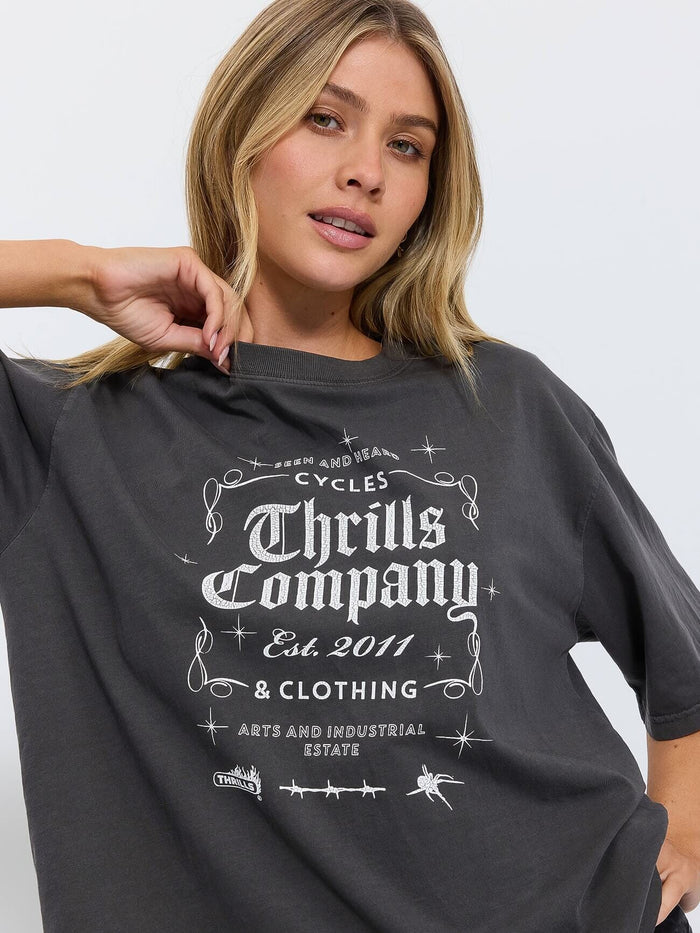 High Vis Square Tee - Merch Black 4