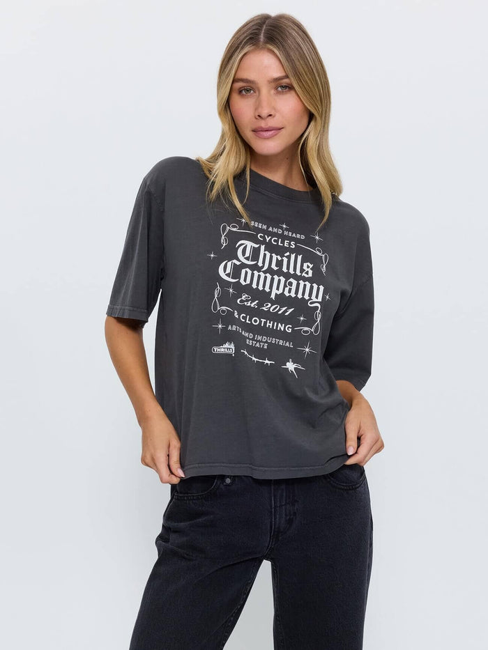 High Vis Square Tee - Merch Black 4