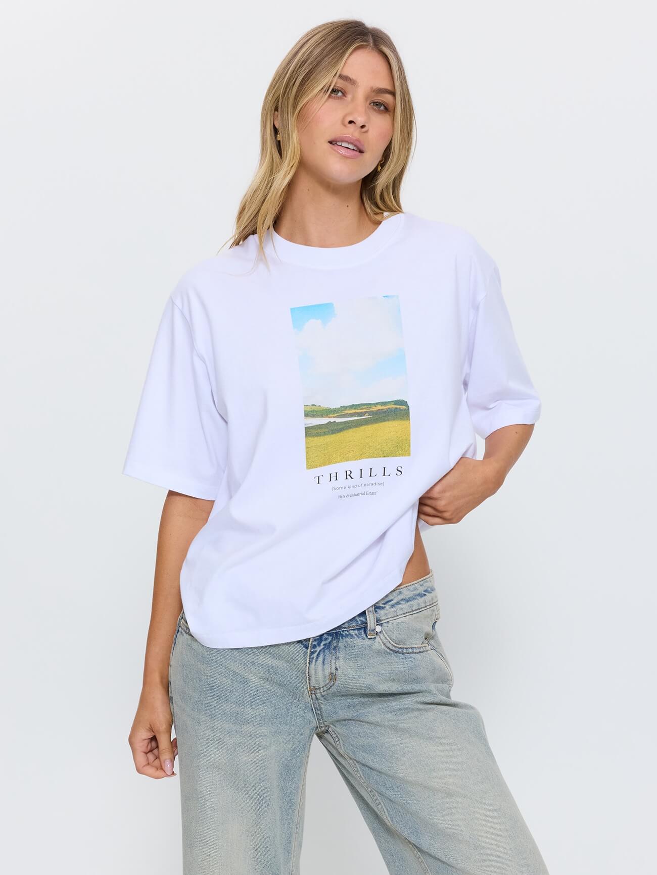 Day Dreams Square tee - White 4