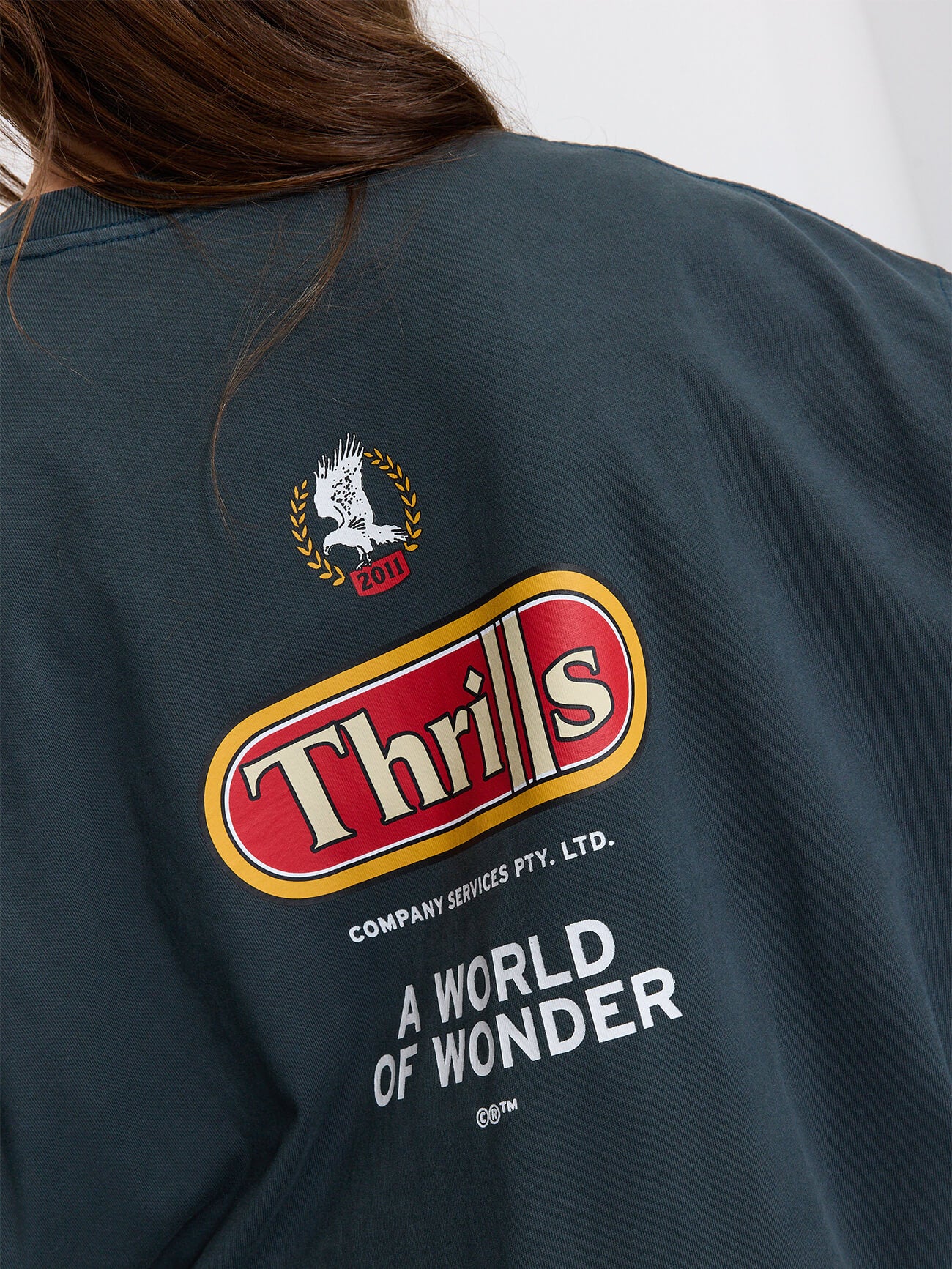 World Of Wonder Oversized Tee - Petrol 4