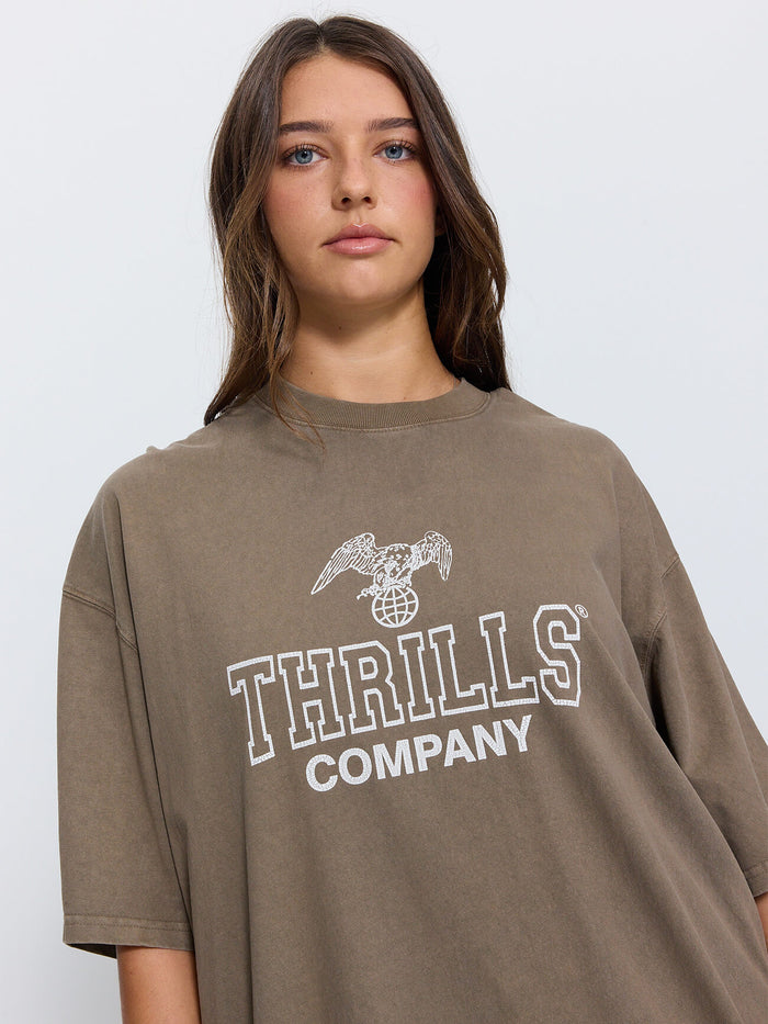 Break Point Oversized Tee - Desert 4