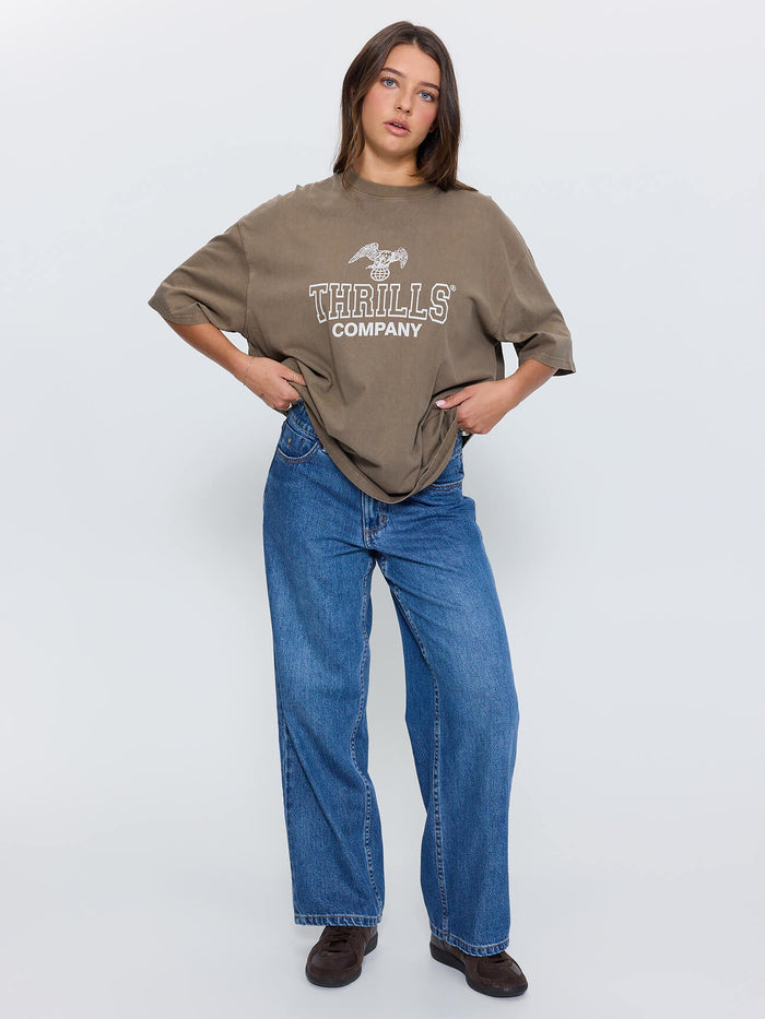 Break Point Oversized Tee - Desert 4
