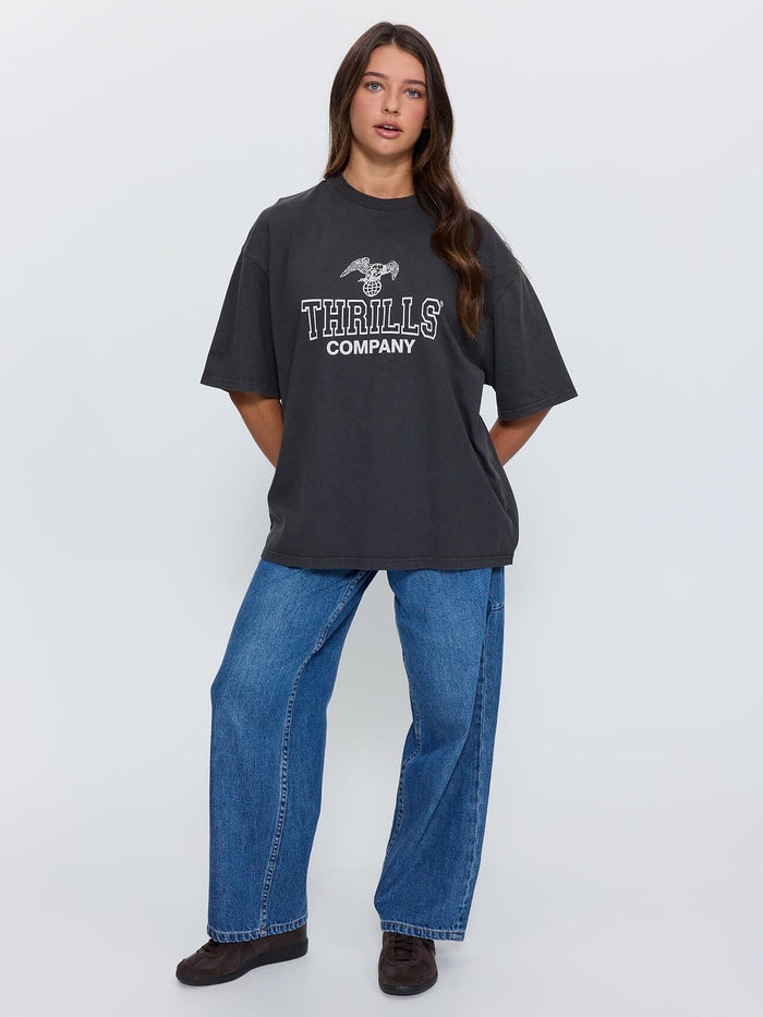 Break Point Oversized Tee - Dark Merch Black 4