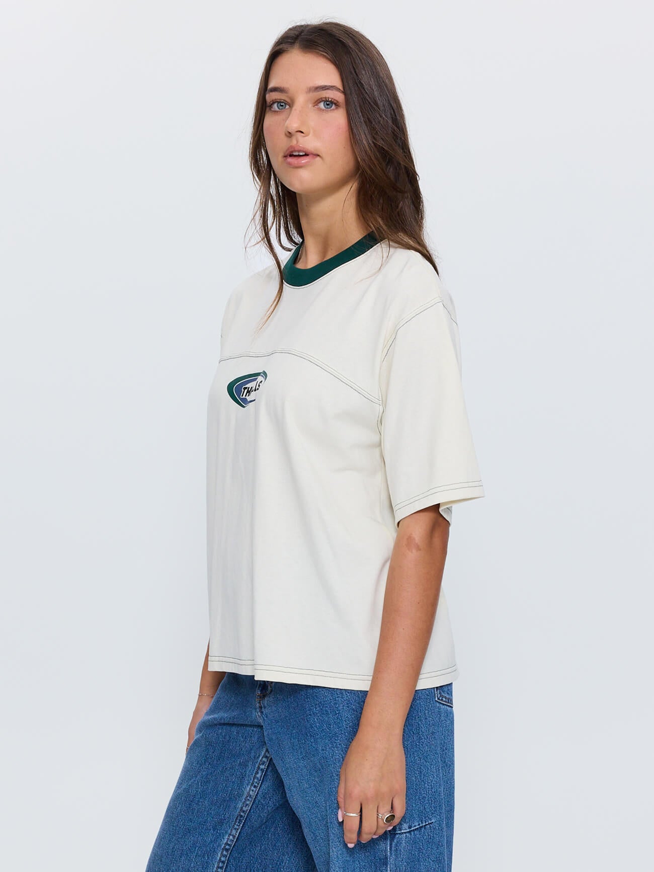 Sphere Square Tee - Heritage White 4