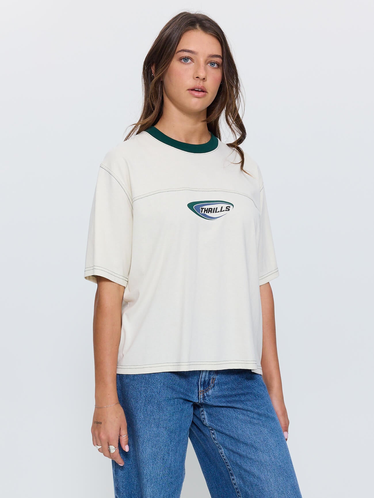 Sphere Square Tee - Heritage White