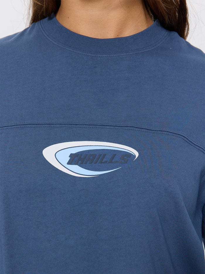 Sphere Square Tee - Deep Mineral Blue 4