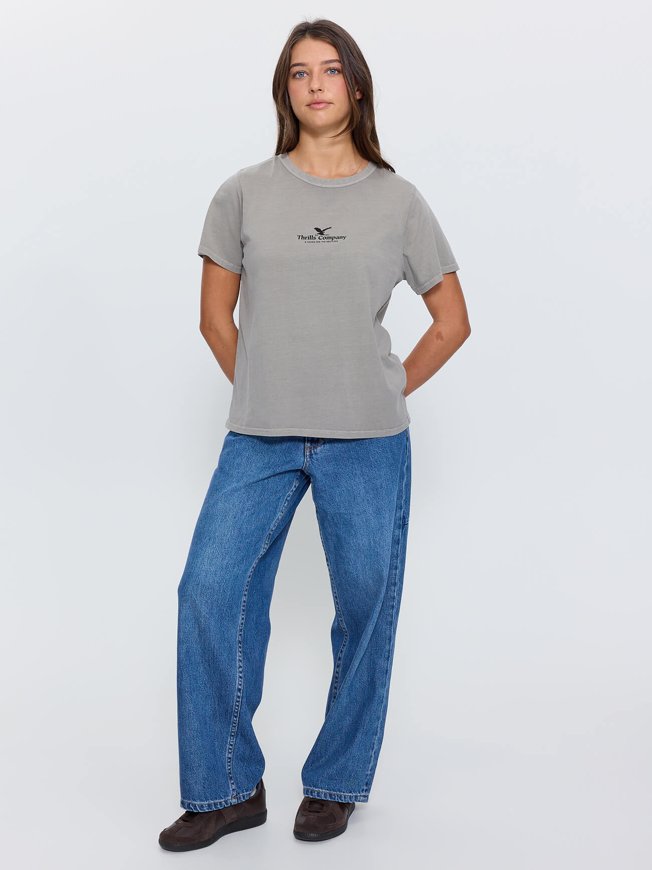 Haven For The Reckless Relaxed Tee - Fog 4