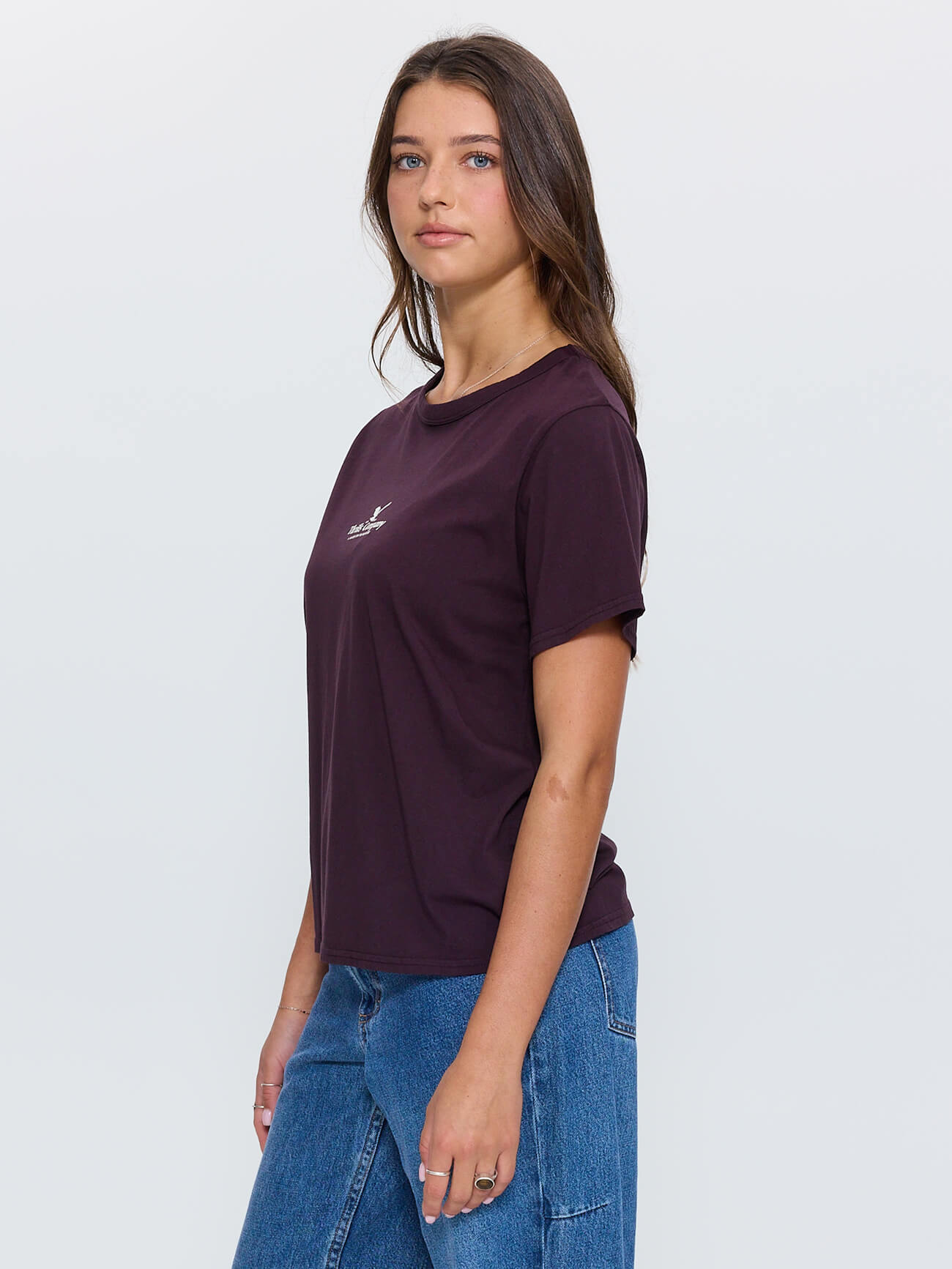 Haven For The Reckless Relaxed Tee - Aubergine 4