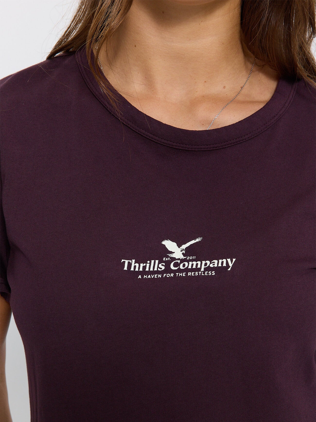 Haven For The Reckless Relaxed Tee - Aubergine 4