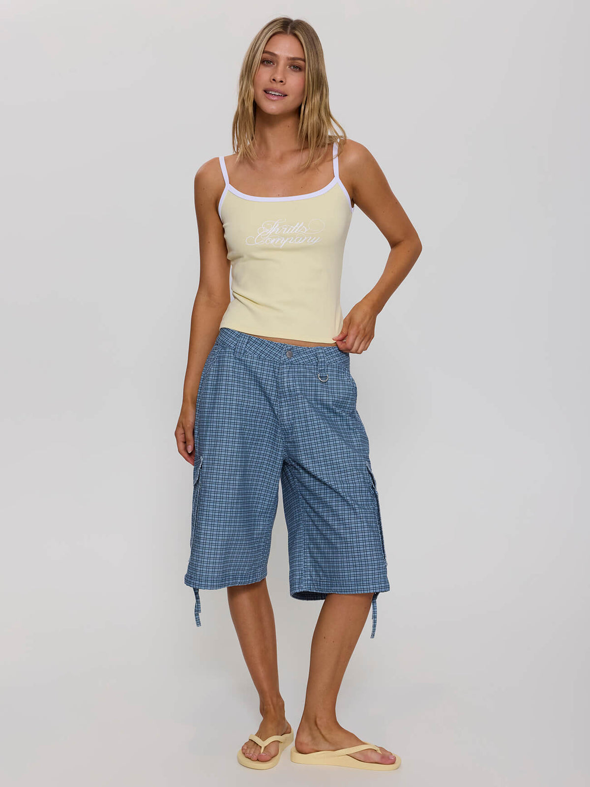 Lost Paradise Scoop Neck Tank - Butter 4