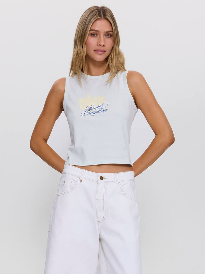 Lost Paradise Retro Tank - Distant Blue 4