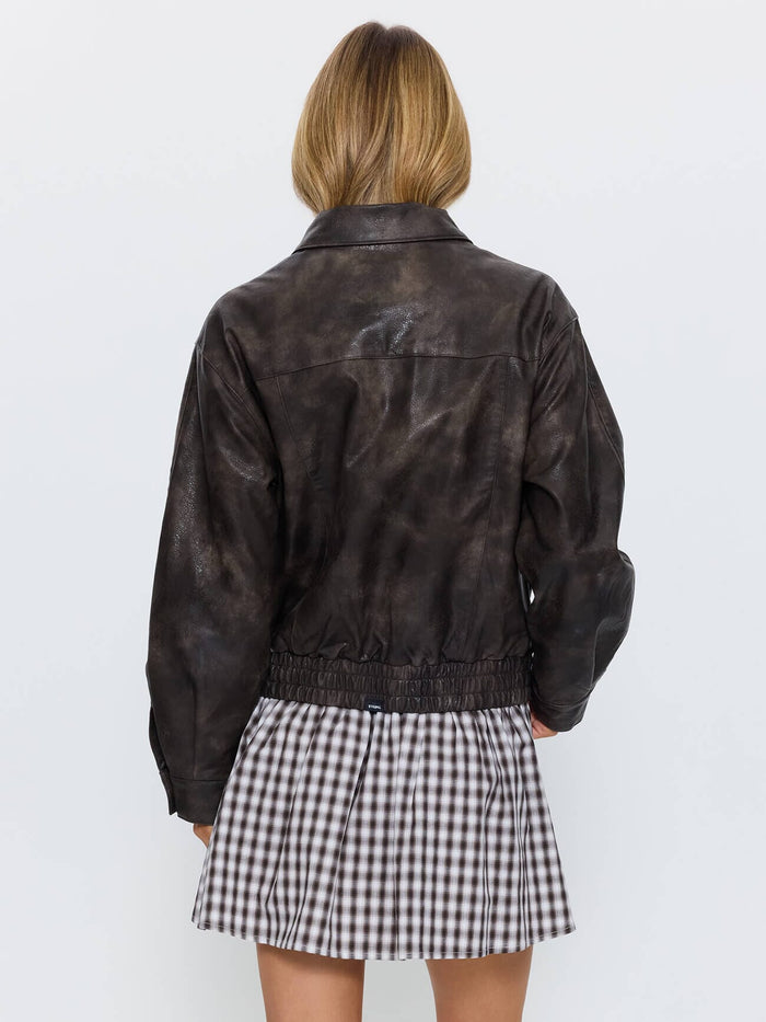 Davie Jacket - Washed Brown 4