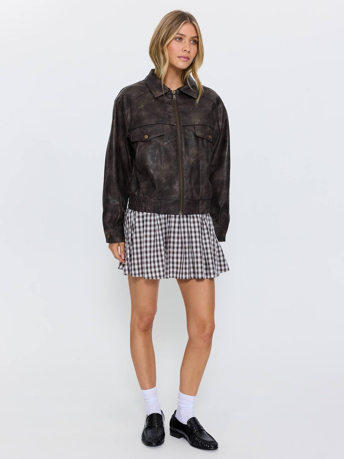 Davie Jacket - Washed Brown 4