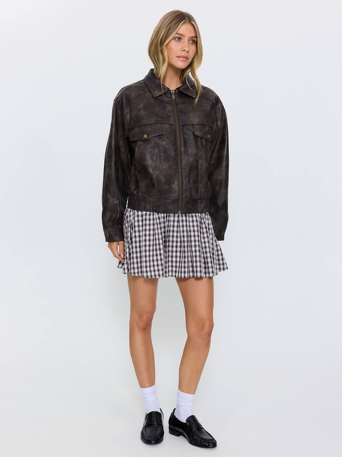 Davie Jacket - Washed Brown 4