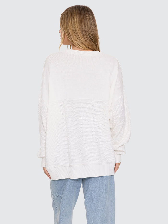 On Repeat Knit Pullover - Chalk
