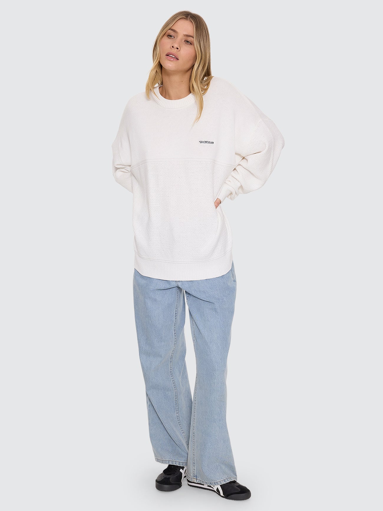 On Repeat Knit Pullover - Chalk