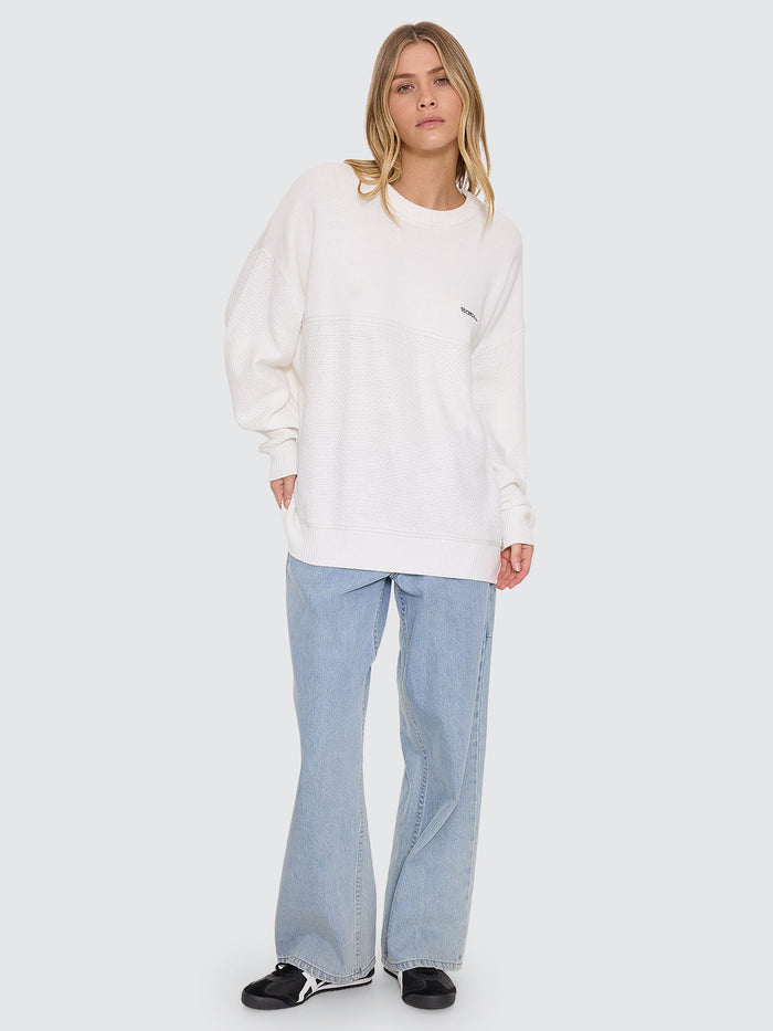 On Repeat Knit Pullover - Chalk