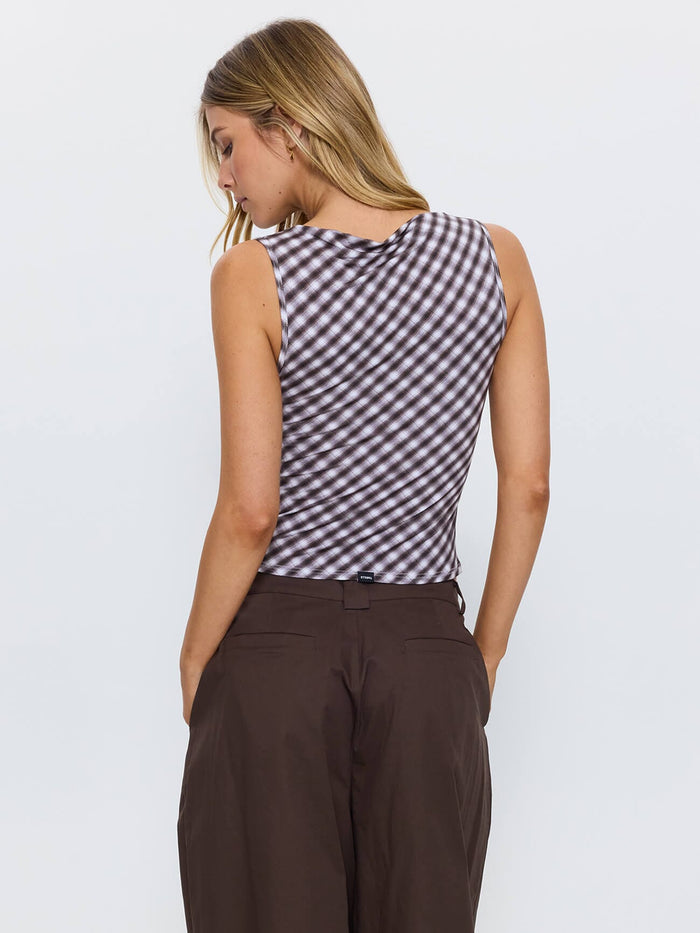 Stagger Check Tank - Black