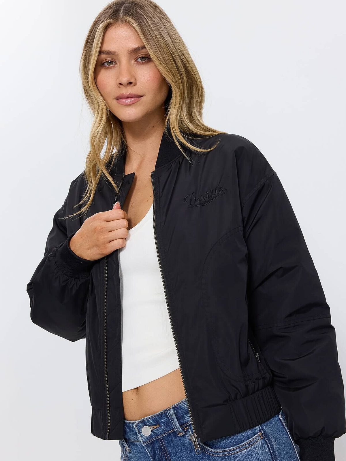 Jet Bomber Jacket - Black 4