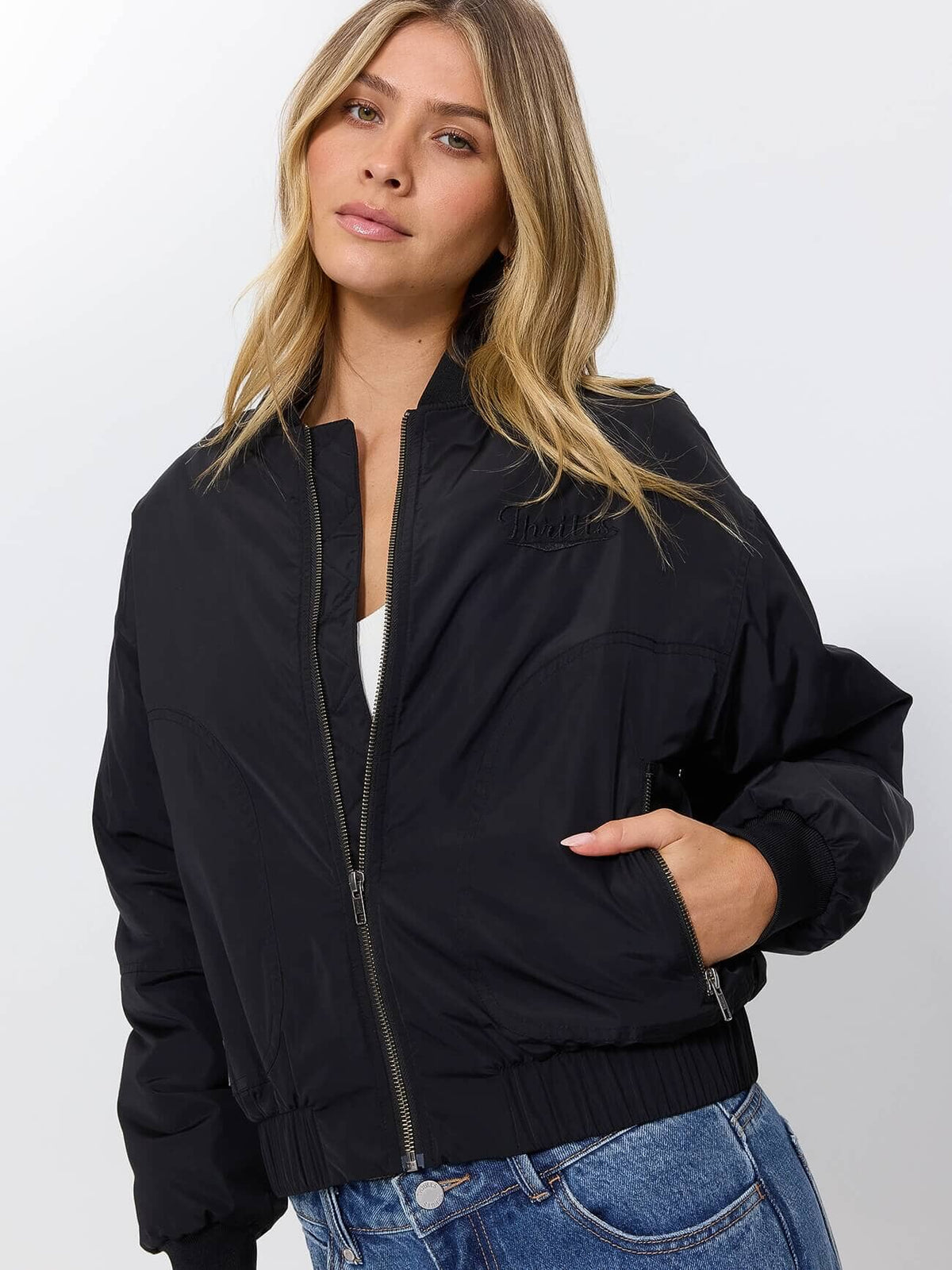 Jet Bomber Jacket - Black 4