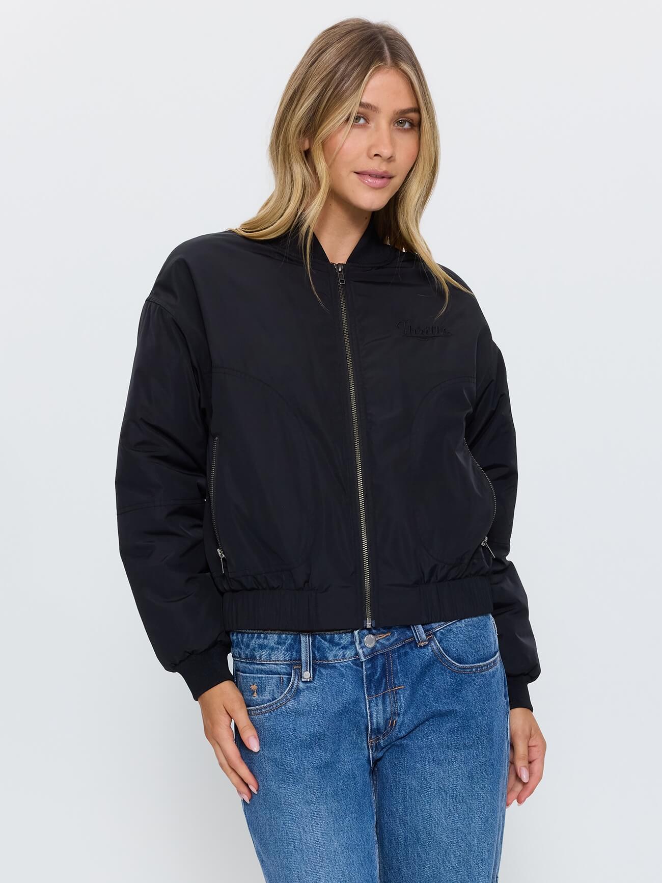 Jet Bomber Jacket - Black 4