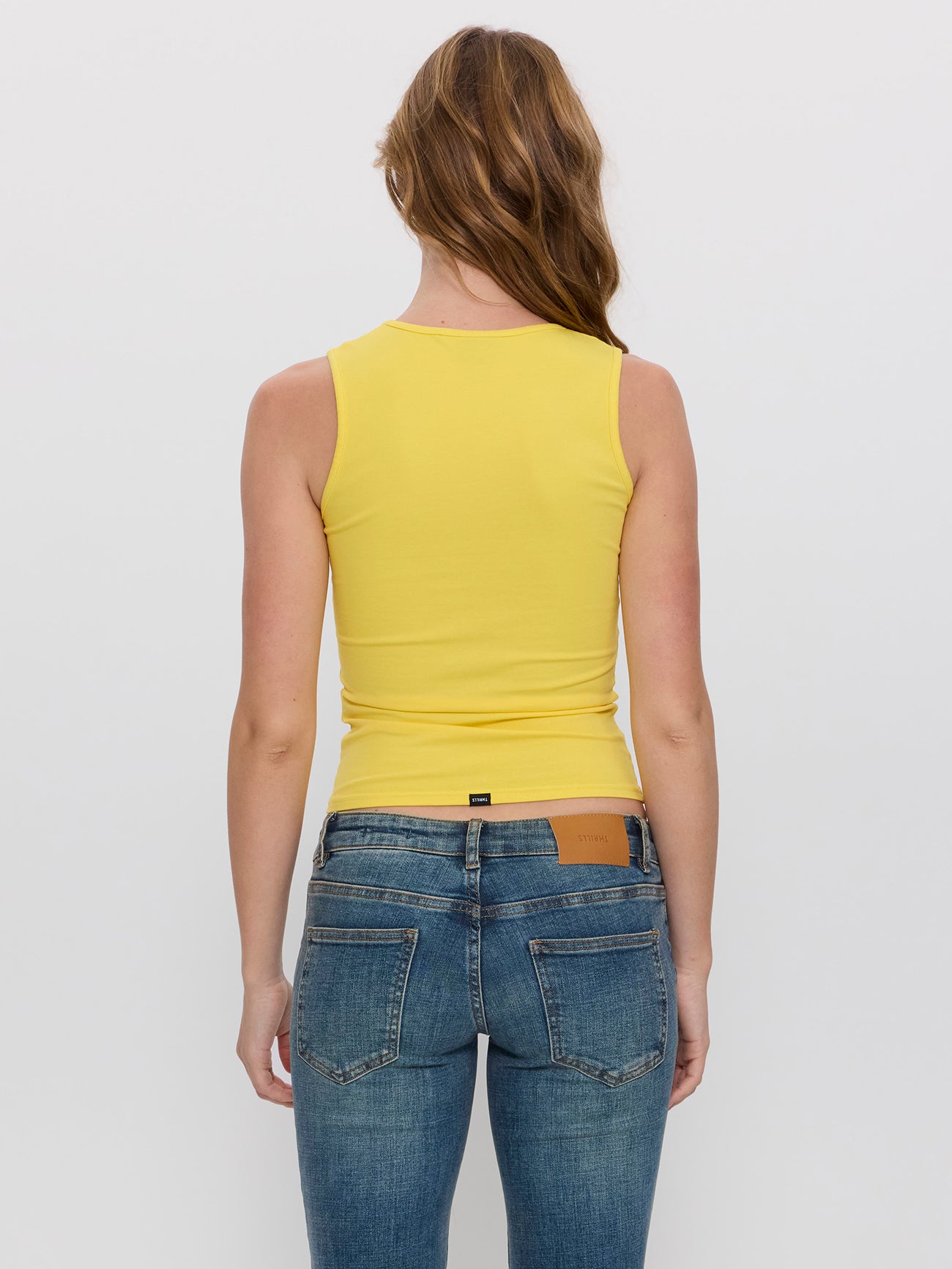 Thrilled V Neck Tank - Mimosa 4