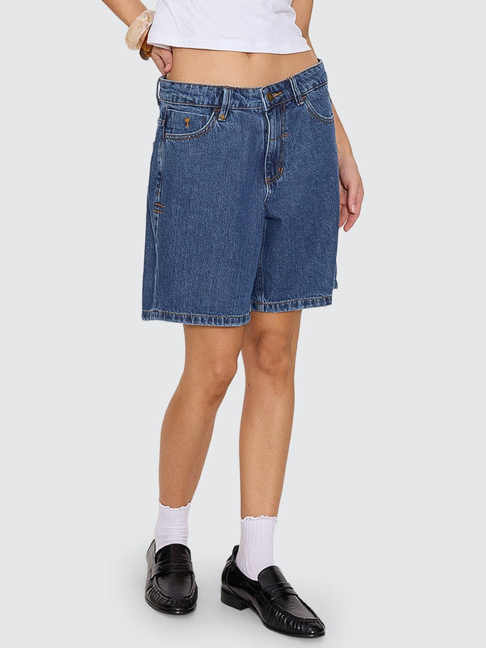 Billie Low Rise Baggy Short - Deep Vintage Blue