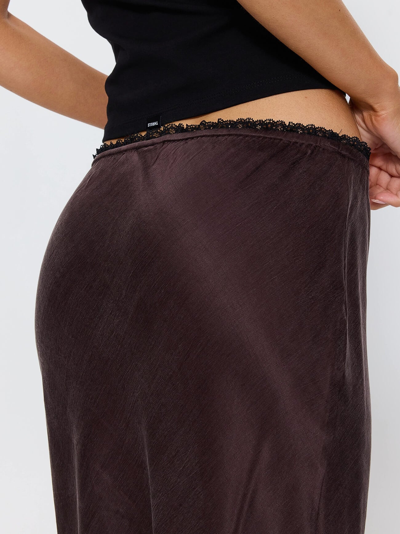 Adele Bias Midi Skirt - Postal Brown 4
