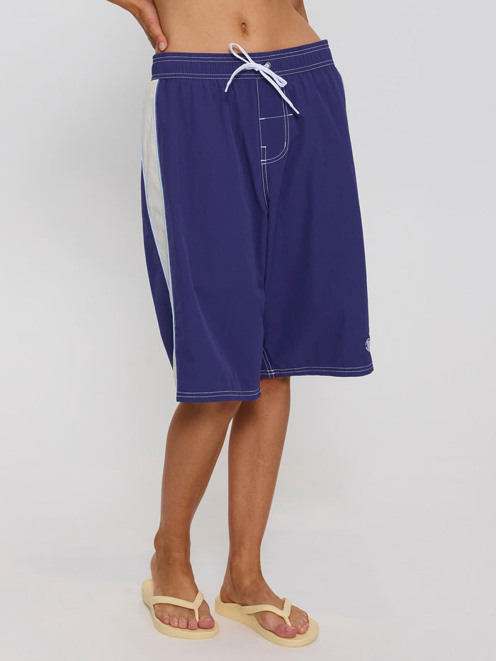 No Clue Elastic Waist Boardshort - Blue Indigo 4