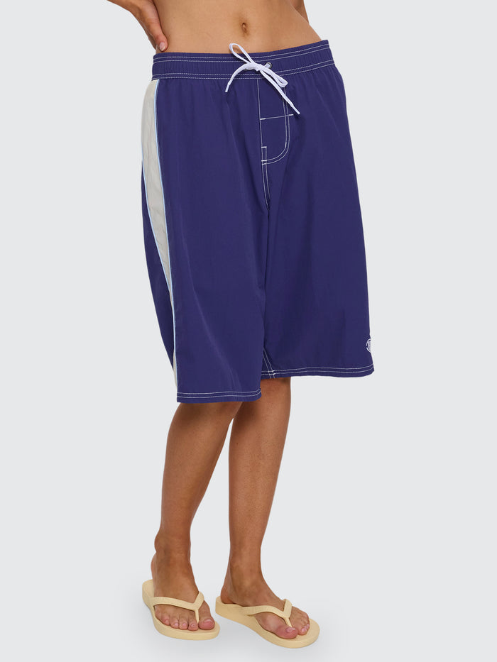 No Clue Elastic Waist Boardshort - Blue Indigo 4