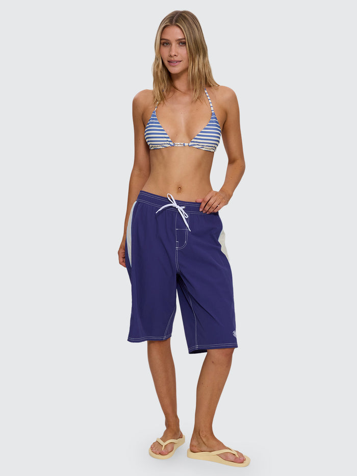 No Clue Elastic Waist Boardshort - Blue Indigo 4