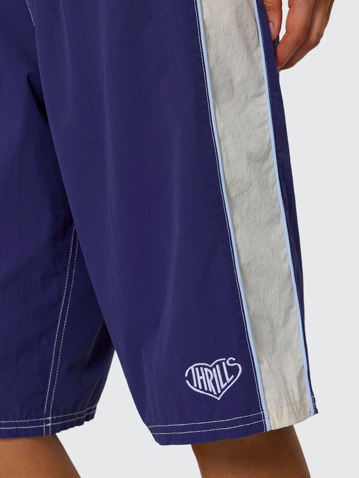 No Clue Elastic Waist Boardshort - Blue Indigo 4