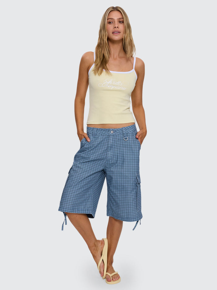 Lost Cause Baggy Cargo Short - Vintage Blue 4