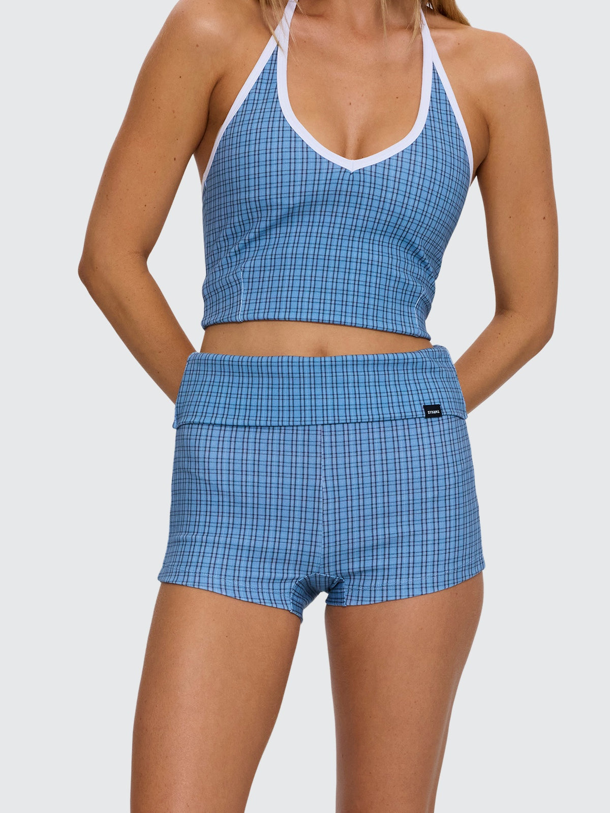 Lost Cause Booty Short - Vintage Blue 4