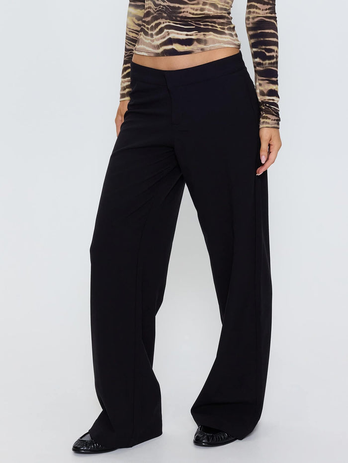 Miller Low Rise Pant - Black 4