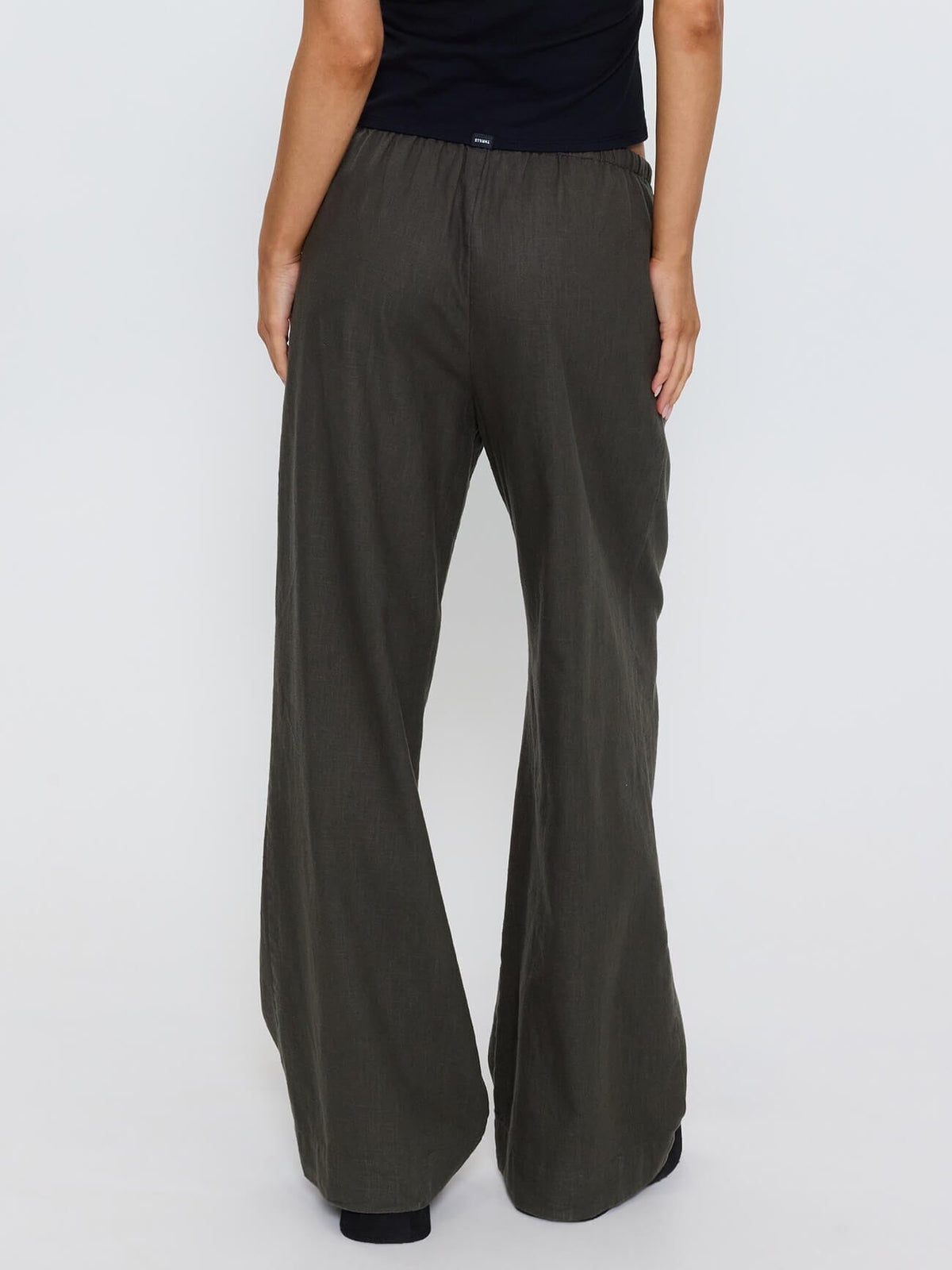 Lettie Elastic Pant - Forest 4