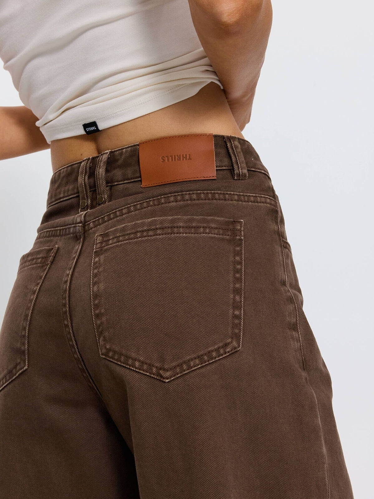 Hunter High Rise Jean - Cocoa 4